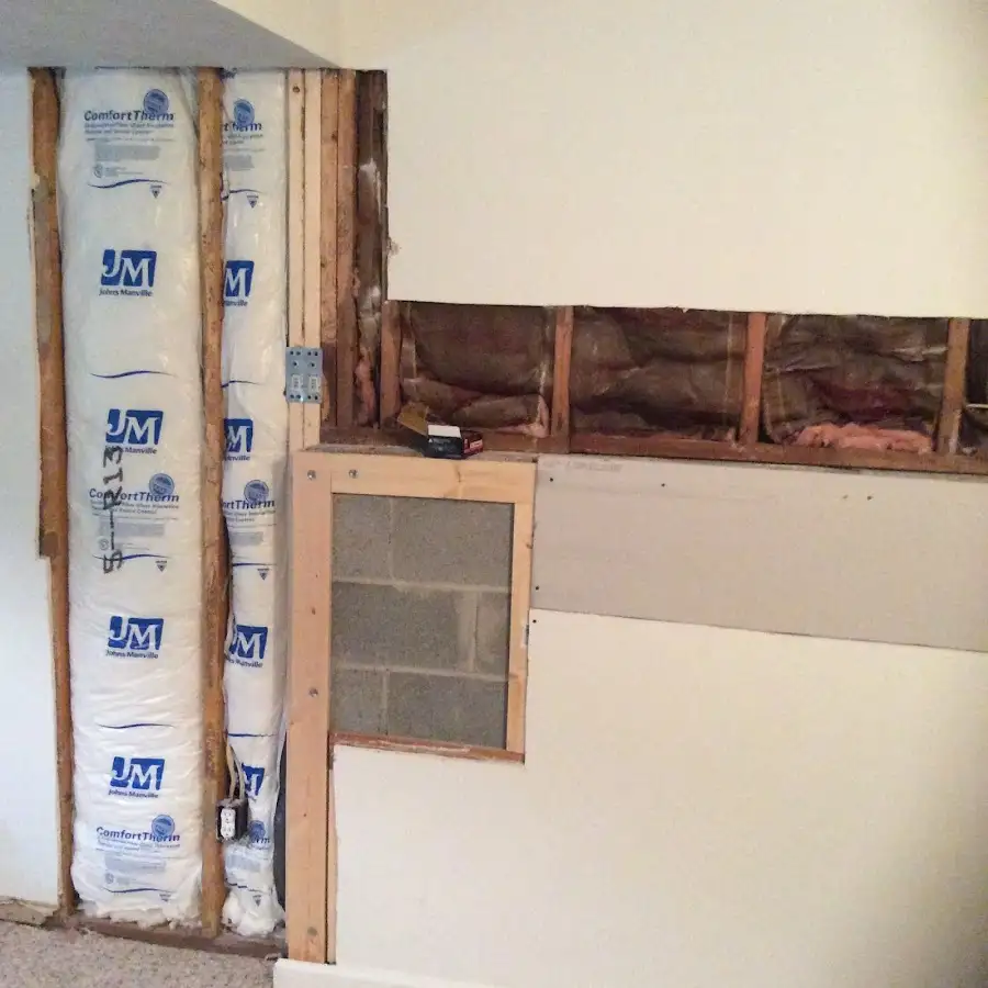 Wall insulation replacement during Odor Removal & Deodorization in Miamisburg
